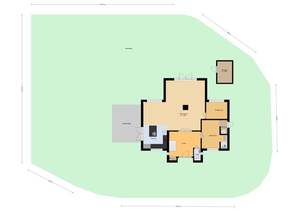 Floorplan - Bosruiterweg 25-12, 3897 LV Zeewolde